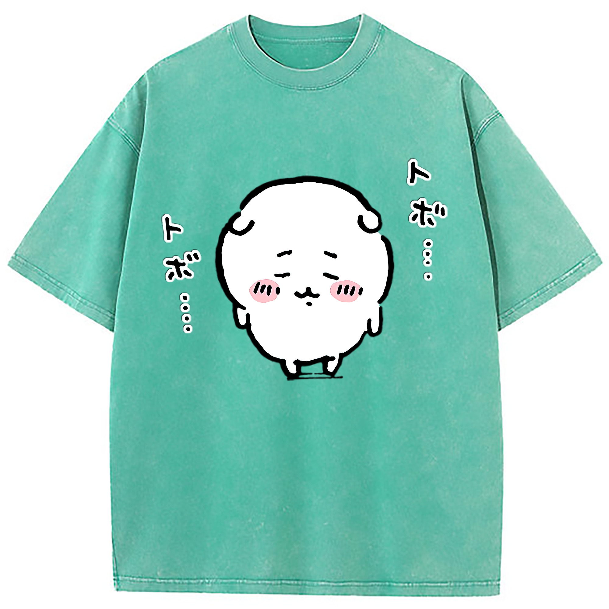（画像用） ちいかわ ちいかわ Chii-kawa chiikawa 綿100% ヴィンテージ風 半袖Tシャツ（フロントプリント）